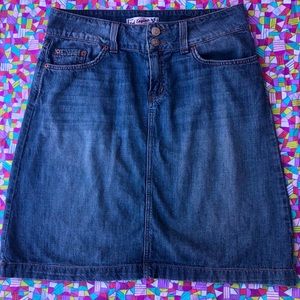 Denim Red Engine Skirt - Size 30